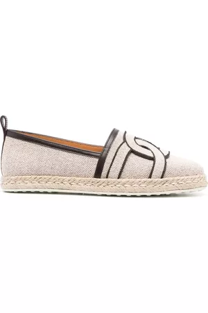 Tod's Women Casual Shoes - Kate piped-trimming espadrilles