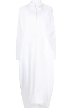 Jil Sander Baggy-fit shirt maxi dress