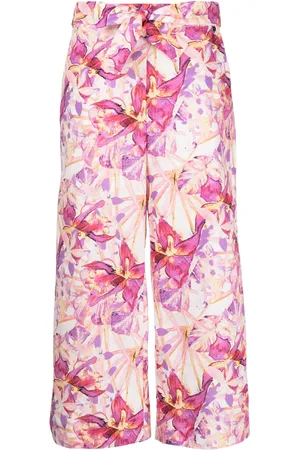 Liu Jo Floral-print cropped trousers