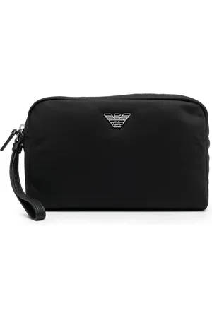 Emporio Armani Logo-plaque make up bag