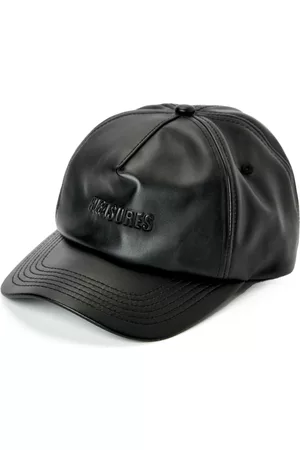 Pleasures Men Caps - Faux-leather panelled cap