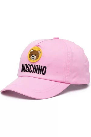 Moschino Boys Caps - Logo-embroidered adjustable-fit cap