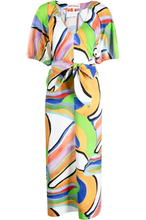 Mara Hoffman Alora graphic-print midi dress