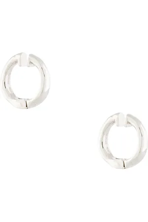 E.M. Clip-on hoop earrings
