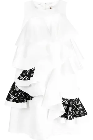 Comme des Garçons Ruffle-detailing sleeveless dress
