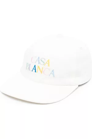 Casablanca Men Caps - Logo-embroidered baseball cap