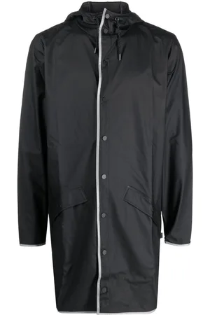 Rains Zip-up hooded raincoat