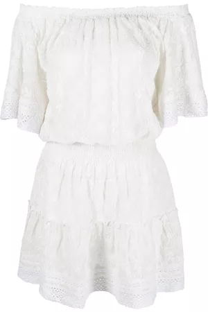 Melissa Odabash Women Short Sleeve - Off-shoulder short-sleeve playsuit