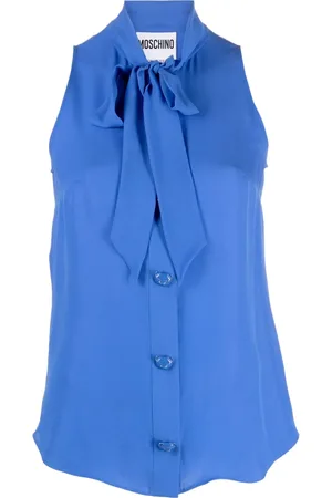 Moschino Pussy-bow collar blouse
