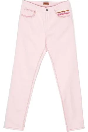 Missoni Wave-print slim-cut trousers