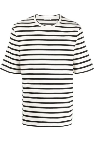 Jil Sander Stripe-print short-sleeved T-shirt