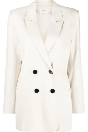 Gestuz Double-breasted lyocell blazer