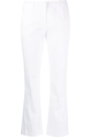PT Torino Mid-rise flared trousers