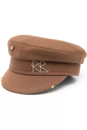 Ruslan Baginskiy Women Hats - Logo-appliqué beret