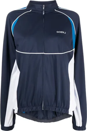 GOEN.J Logo-print track jacket