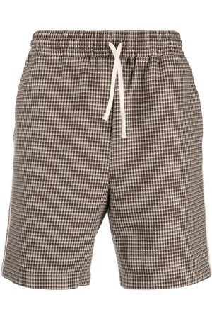 Drôle de Monsieur Graphic-pattern drawstring shorts
