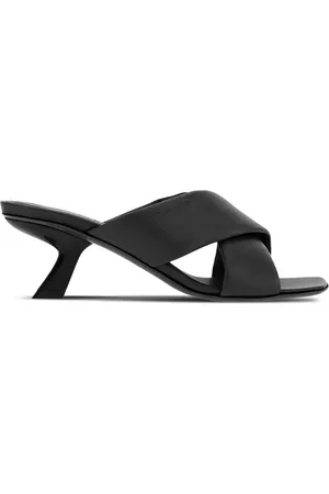 Salvatore Ferragamo Crossover-strap lambskin mules