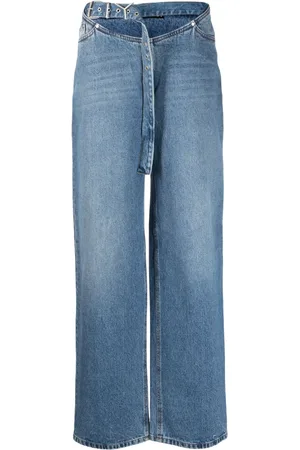 Y / PROJECT Low-rise loose-fit jeans