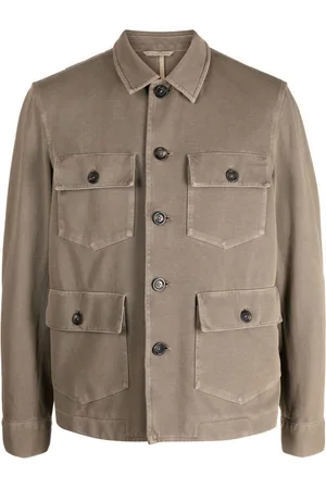 Circolo Stretch-cotton shirt jacket
