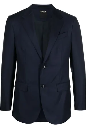 Ermenegildo Zegna Notched-lapels wool blazer