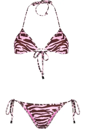 The Attico Zebra-print bikini