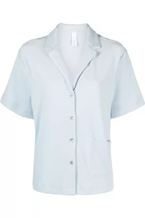 Hanro Women Short sleeves - Short-sleeve cotton pyjama shirt