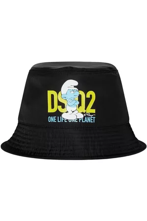 Dsquared2 Men Hats - Smurf bucket hat