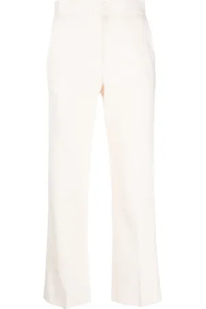Msgm Cropped tailored-cut trousers