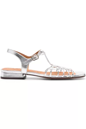Chie Mihara Women Sandals - Tante woven buckle-strap sandals