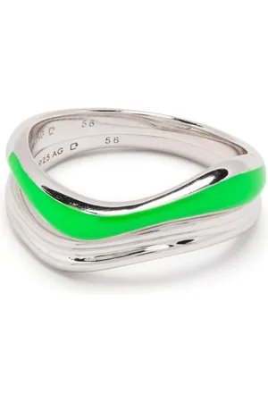 Maria Black Soma neon-detail ring stack