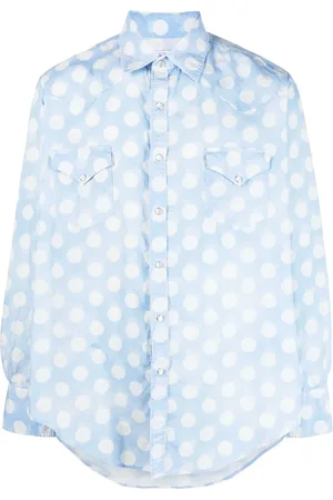 ERL Polka-dot print cotton shirt