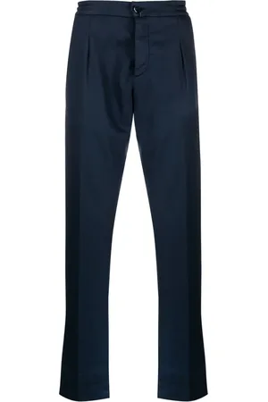 Kiton Straight-leg cotton trousers