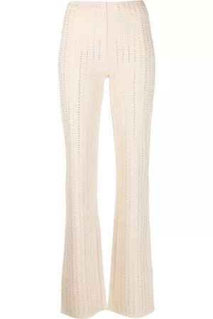 Samsøe Samsøe Women Pants - Rhinestone-embellished straight-leg trousers