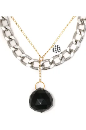 AMIR SLAMA Charm-detail chain necklace