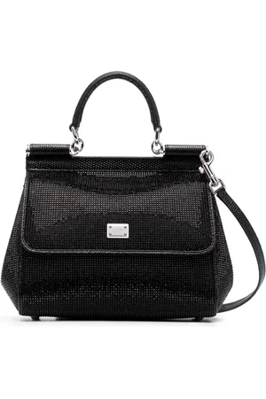 Dolce & Gabbana Small Sicily rhinestone shoulder bag
