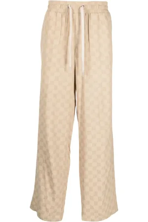 MISBHV Logo-print wide-leg trousers