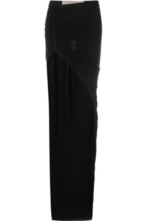 Rick Owens Asymmetric maxi skirt