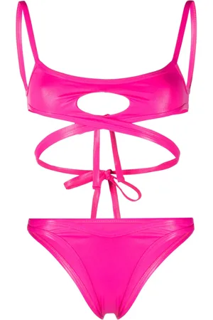 The Attico Cut-out wraparound bikini