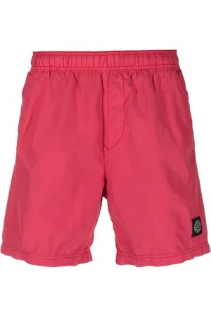 Stone Island Logo-patch swim shorts