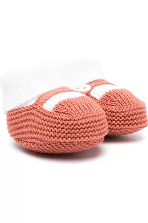 LITTLE BEAR Flip Flops - Two-tone knit slippers