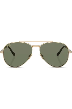 Ray-Ban Pilot-frame tinted sunglasses