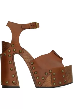 Saint Laurent Women Sandals - Joan 85mm platform sandals