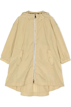 Moncler Logo-print belted-waist rain jacket