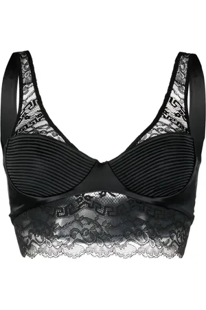VERSACE Greca-detail lace brallete