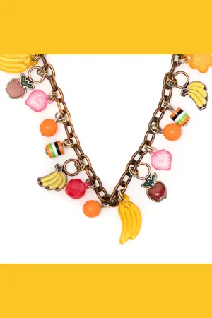 AMIR SLAMA Fruit-charm chain necklace