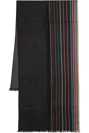 Paul Smith Wool-silk signature stripe scarf