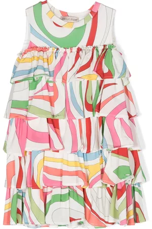 PUCCI Junior Girls Casual Dresses - Logo-print sleeveless dress