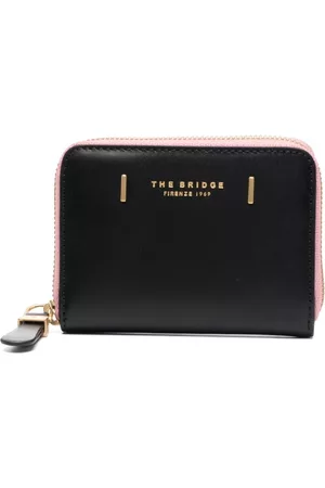 The Bridge Women Wallets - Logo-stamp leather wallet