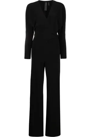 Norma Kamali V-neck stretch jumpsuit