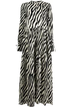 Stella Nova Women Printed Dresses - Zebra-print organic-cotton dress